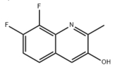7,8-二氟-3-羥基-2-甲基喹啉