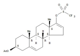 (3beta)-雄甾-5,16-二烯-3,17-二醇3-乙酸酯17-(三氟甲烷磺酸酯)