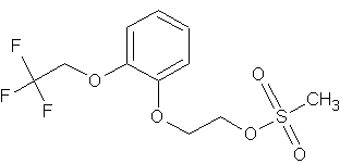 China 2-[2-(2,2,2-Trifluoroethoxy)phenoxy]ethyl methanesulfonate - China Supplier