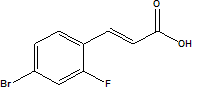 China trans-3-(2-Fluoro-4-bromophenyl)-2-propenoicacid - China Supplier