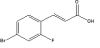 China trans-3-(2-Fluoro-4-bromophenyl)-2-propenoicacid - China Supplier China trans-3-(2-Fluoro-4-bromophenyl)-2-propenoicacid - China Supplier