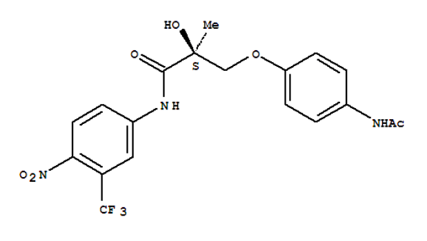 China N-[4-Nitro-3-(trifluoromethyl)phenyl]-(2S)-3-[4-(acetylamino)phenoxy]-2-hydroxy-2-methylpropanamide - China Supplier