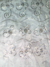 China 100% poly satin+embroidery - China Supplier