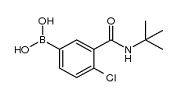 China (3-(tert-Butylcarbamoyl)-4-chlorophenyl)boronicacid - China Supplier
