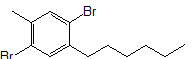 China 1,4-Dibromo-2-hexyl-5-methyl-benzene - China Supplier China 1,4-Dibromo-2-hexyl-5-methyl-benzene - China Supplier