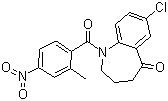 China 7-Chloro-1,2,3,4-tetrahydro-1-(2-methyl-4-nitrobenzoyl)-5H-1-benzazepin-5-one - China Supplier