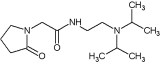 N-[2-(dipropan-2-ylamino)ethyl]-2-(2-oxopyrrolidin-1-yl)acetamide sulfate (1:1)