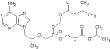 bis({[(1-methylethoxy)carbonyl]oxy}methyl) {[(1R)-2-(6-amino-9H-purin-9-yl)-1-methylethoxy]methyl}phosphonate