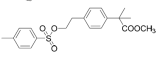 methyl 2-methyl-2-(4-(2-(tosyloxy)ethyl)phenyl)propanoate