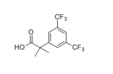 2-[3,5-bis(trifluoromethyl)phenyl]-2-methylpropanoic acid