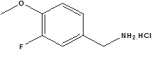 3-Fluoro-4-methoxybenzylaminehydrochloride