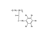 Poly(pentabromobenzyl acrylate)