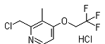 2-Chloromethyl-3-methyl-4-(2,2,2-trifluoroethoxy)pyridinehydrochloride