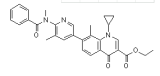 ethyl 7-[6-[benzoyl(methyl)amino]-5-methyl-3-pyridyl]-1-cycl opropyl-8-methyl-4-oxo-quinoline-3-carboxylate