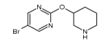 5-Bromo-2-(piperidin-3-yloxy)pyrimidine