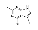 4-Chloro-5-iodo-2-methyl-7H-pyrrolo[2,3-d]pyrimidine