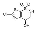 (S)-3,4-dihydro-6-chloro-4-hydroxy-2H-thieno[3,2-e]-1,2-thiazine-1,1-dioxide