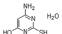 4-Amino-6-hydroxy-2-mercaptopyrimidinemonohydrate