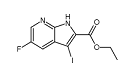 Ethyl5-fluoro-3-iodo-1H-pyrrolo[2,3-b]pyridine-2-carboxylate