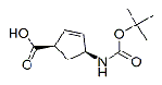 (1R,4S)-4-(tert-Butoxycarbonylamino)cyclopent-2-ene-1-carboxylicacid