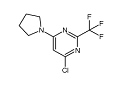 4-Chloro-6-pyrrolidin-1-yl-2-trifluoromethylpyrimidine