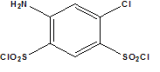 4-Amino-6-chlorobenzene-1,3-disulfonyldichloride