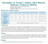 High content of powdered sodium dodecyl benzene sulfonate