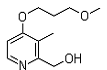 2-Hydroxymethyl-3-methyl-4-(3-methoxypropanoxyl)pyridine