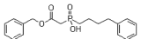 Benzylhydroxy(4-phenylbutyl)phosphinoylacetate