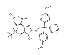 1-((2R,3R,4R,5R)-5-((Bis(4-methoxyphenyl)(phenyl)methoxy)methyl)-3-((tert-butyldimethylsilyl)oxy)-4-hydroxytetrahydrofuran-2-yl)pyrimidine-2,4(1H,3H)-dione