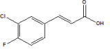 (E)-3-(3-Chloro-4-fluorophenyl)-2-propenoicacid