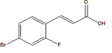 trans-3-(2-Fluoro-4-bromophenyl)-2-propenoicacid