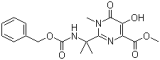 1,6-Dihydro-5-hydroxy-1-methyl-2-[1-methyl-1-[[(phenylmethoxy)carbonyl]amino]ethyl]-6-oxo-4-pyrimidinecarboxylic acid methyl ester