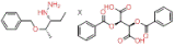 [S-(R',R')]-2,3-Bis(benzoyloxy)butanedioic acid compd. with [S-(R',R')]-[1-ethyl-2-(phenylmethoxy)propyl]hydrazine
