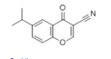 6-Isopropyl-4-oxo-4H-1-benzopuran-3-carbonitrile