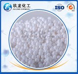 Activated alumina fluoride removal agent