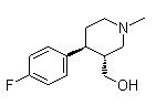 (3S,4R)-4-(4'-Fluorophenyl)-3-hydroxymethyl-1-methylpiperidine