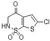 6-Chloro-2,3-dihydro-4H-thieno[3,2-e][1,2]thiazin-4-one 1,1-dioxide