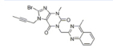 1-[(4-methylquinazolin-2-yl)methyl]-3-methyl-7-(2-butyn-1-yl)-8-bromoxanthine