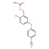 [2-bromo-5-(4-cyanophenoxy)phenyl]methyl acetate