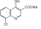 4-Hydroxy-8-chloroquinoline-3-carboxylicacidmethylester