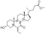 (3alpha,5beta)-6-Ethylidene-3-hydroxy-7-oxocholan-24-oic acid methyl ester