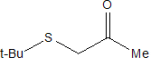 2-Propanone, 1-[(1,1-dimethylethyl)thio]-