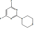 2-Morpholine-4,6-difluoropyrimidine