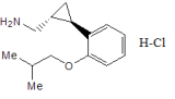 CyclopropaneMethanaMine, 2-[2-(2-Methylpropoxy)phenyl]-, hydrochloride (1:1), (1R,2R)-rel-