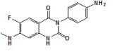 3-(4-Aminophenyl)-6-fluoro-7-(methylamino)quinazoline-2,4(1H,3H)-dione