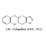 Ticlopedine HCL