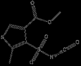 3-Thiophenecarboxylic acid, 4-(isocyanatosulfonyl)-5-methyl-, methyl ester