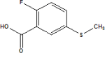 2-Fluoro-5-(methylthio)benzoicacid