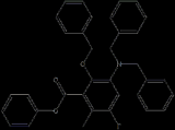 2-Benzyloxy-3-dibenzylaMino-5-fluoro-6-Methyl-benzoic acid phenyl ester